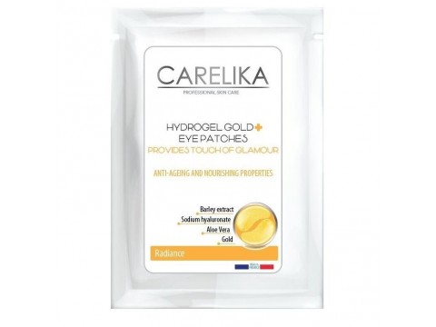 CARELIKA HYDROGEL AUKSINIAI PAAKIŲ PADELIAI RADIANCE, EYE PATCHES